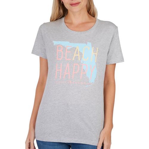 FloGrown Juniors Beach Happy Short Sleeve T-Shirt