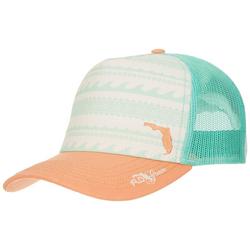 Juniors FL Waves Solid Mesh Snapback Baseball Hat