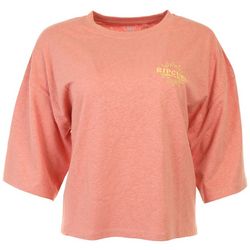 Rip Curl Juniors Better Days Heritage Cropped T-Shirt