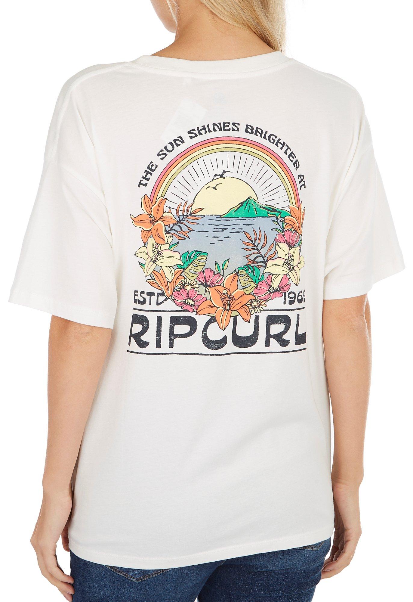 Rip Curl Juniors | Sleeve Brighter Short Bealls Top Relaxed Sun Florida