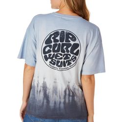 Rip Curl Juniors Wettie Icon Tie Dye Relaxed Tee