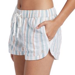 Roxy Juniors New Impossible Striped Love Beach Shorts