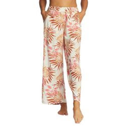 Roxy Juniors Midnight Avenue Seaside Tropics Wide Leg Pants