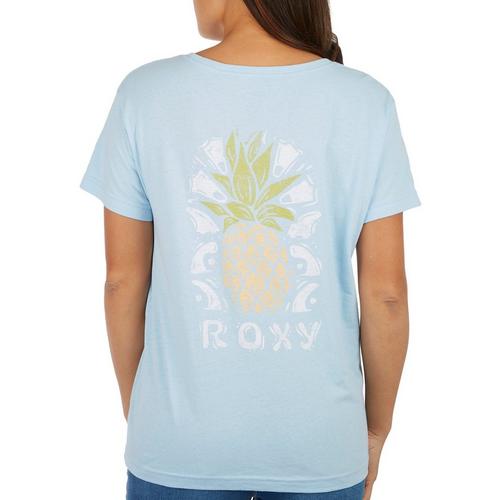 Roxy Juniors Fin Fruit Oversized Short Sleeve Tee