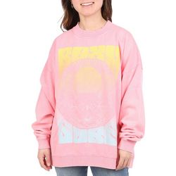 Roxy Juniors Sunset Crew Pull Over Sweatshirt