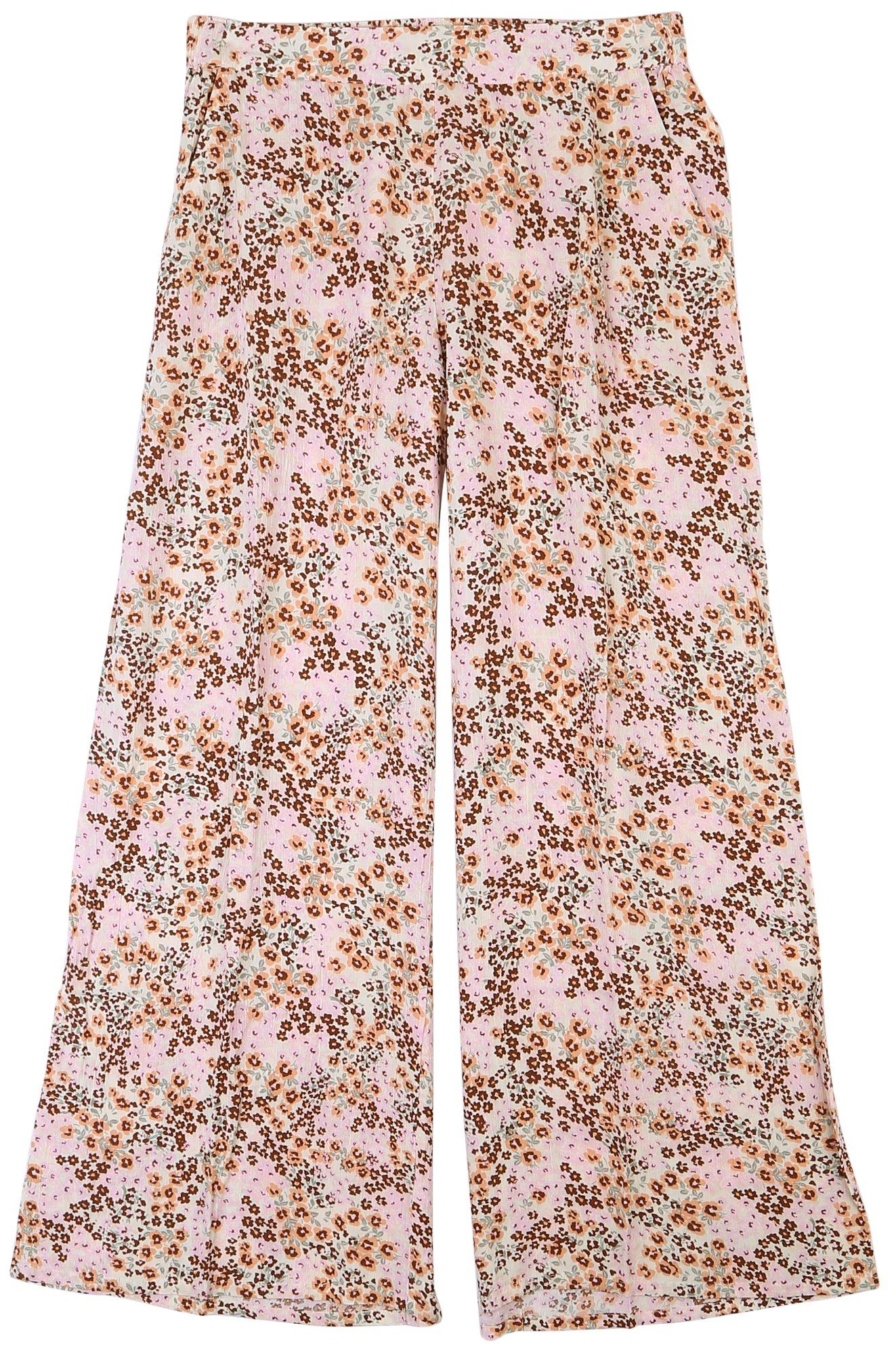 Roxy, Pants & Jumpsuits, Roxy Midnight Avenue Floral Wide Leg Pants  Medium