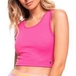Juniors Wrap Back Solid Cropped
