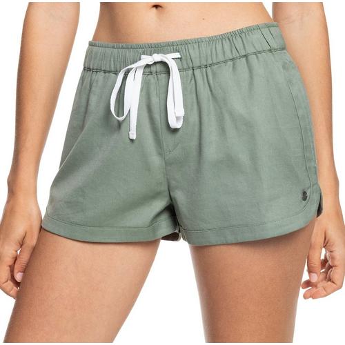 Roxy Juniors New Impossible Solid Love Beach Shorts