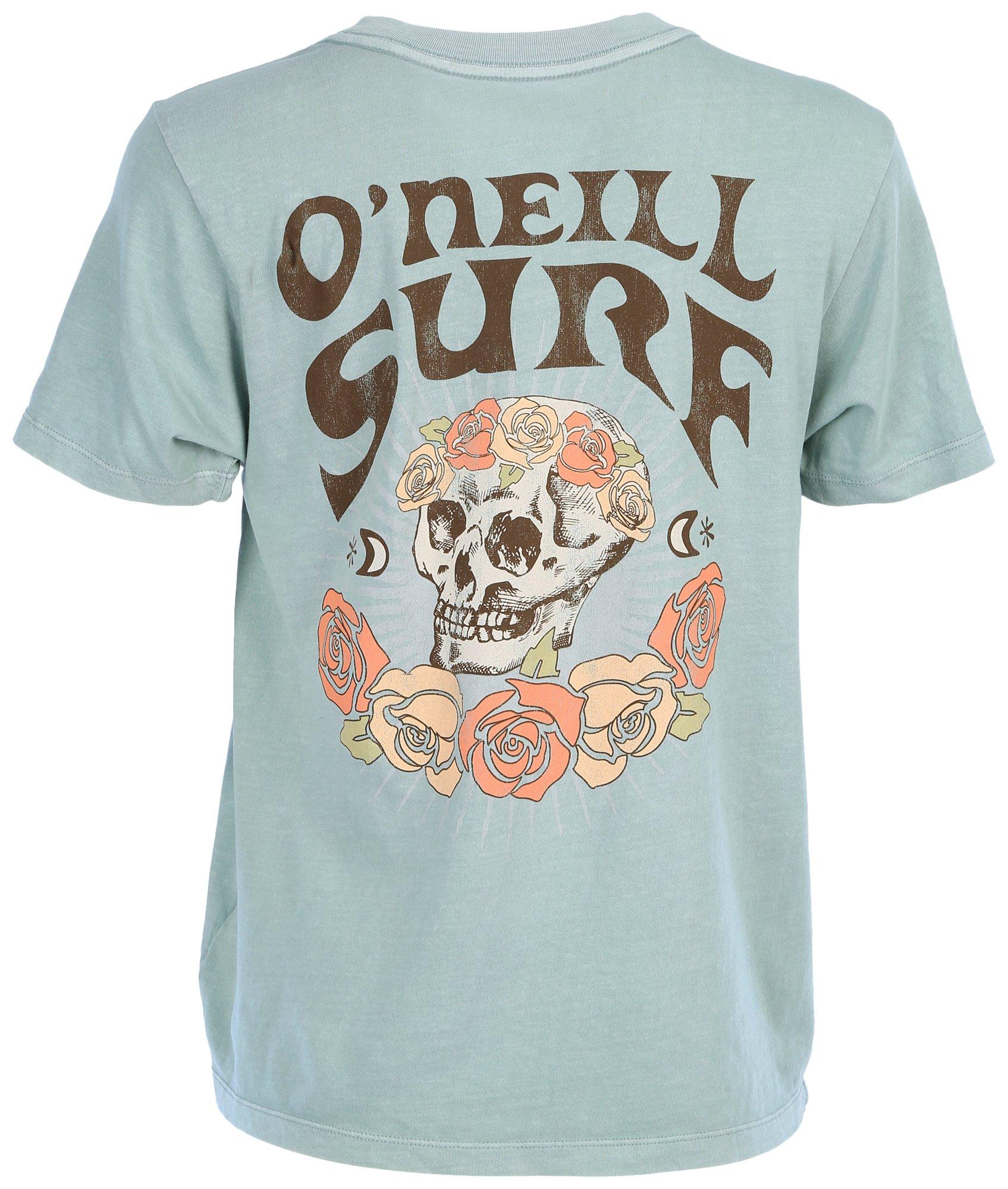 O'Neill Juniors Surf Cropped Graphic Tee
