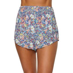 O'Neill Juniors Cover Floral Pull On Smock Waist Shorts