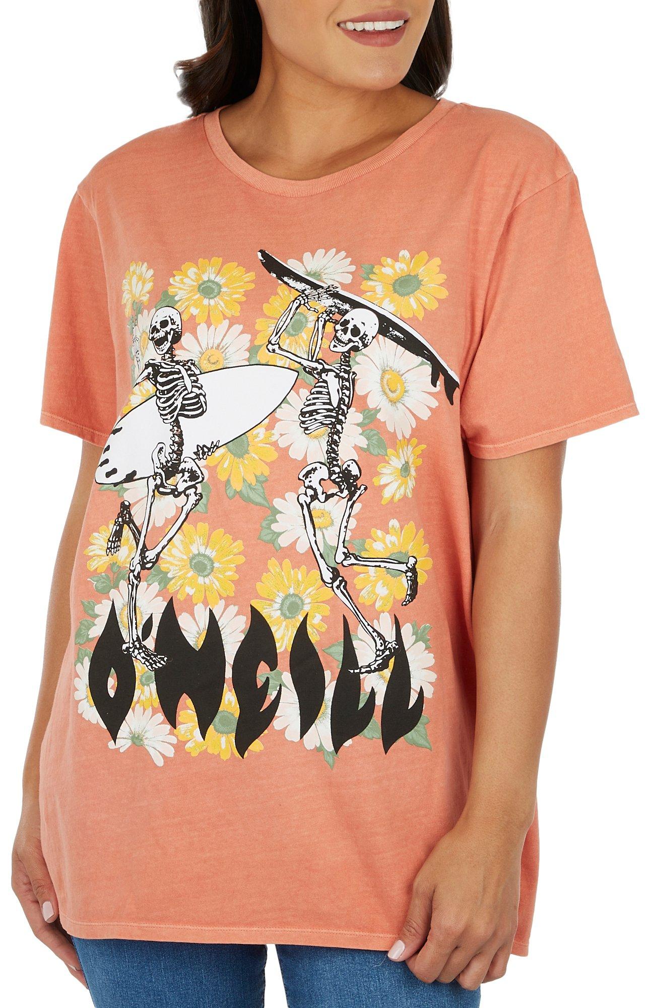 Juniors Party Wave Short Sleeve Top