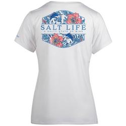 Juniors Salty State Of Mind Crew T-Shirt