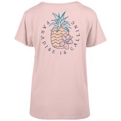 Juniors Pineapple Crew T-Shirt
