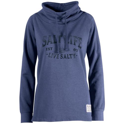 Salt Life Juniors High Neck Long Sleeve T-Shirt
