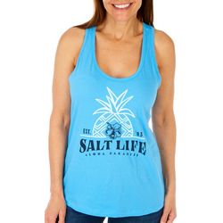 Salt Life Juniors Pineapple Resort Scoop Neck Tank Top