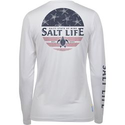 Salt Life Juniors Ameristate Of Mind Long Sleeve Top