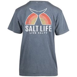 Salt Life Juniors Live Salty Chest Pocket T-Shirt