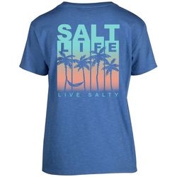 Salt Life Juniors Live Salty Crew T-Shirt
