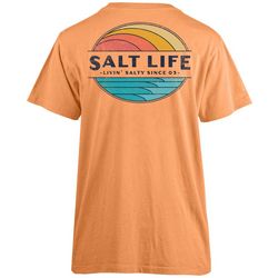 Salt Life Juniors Livin' Salty Salt Washed Tee