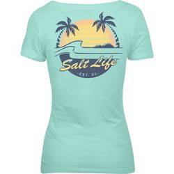 Salt Life Juniors Fitted Island Short Sleeve Tee