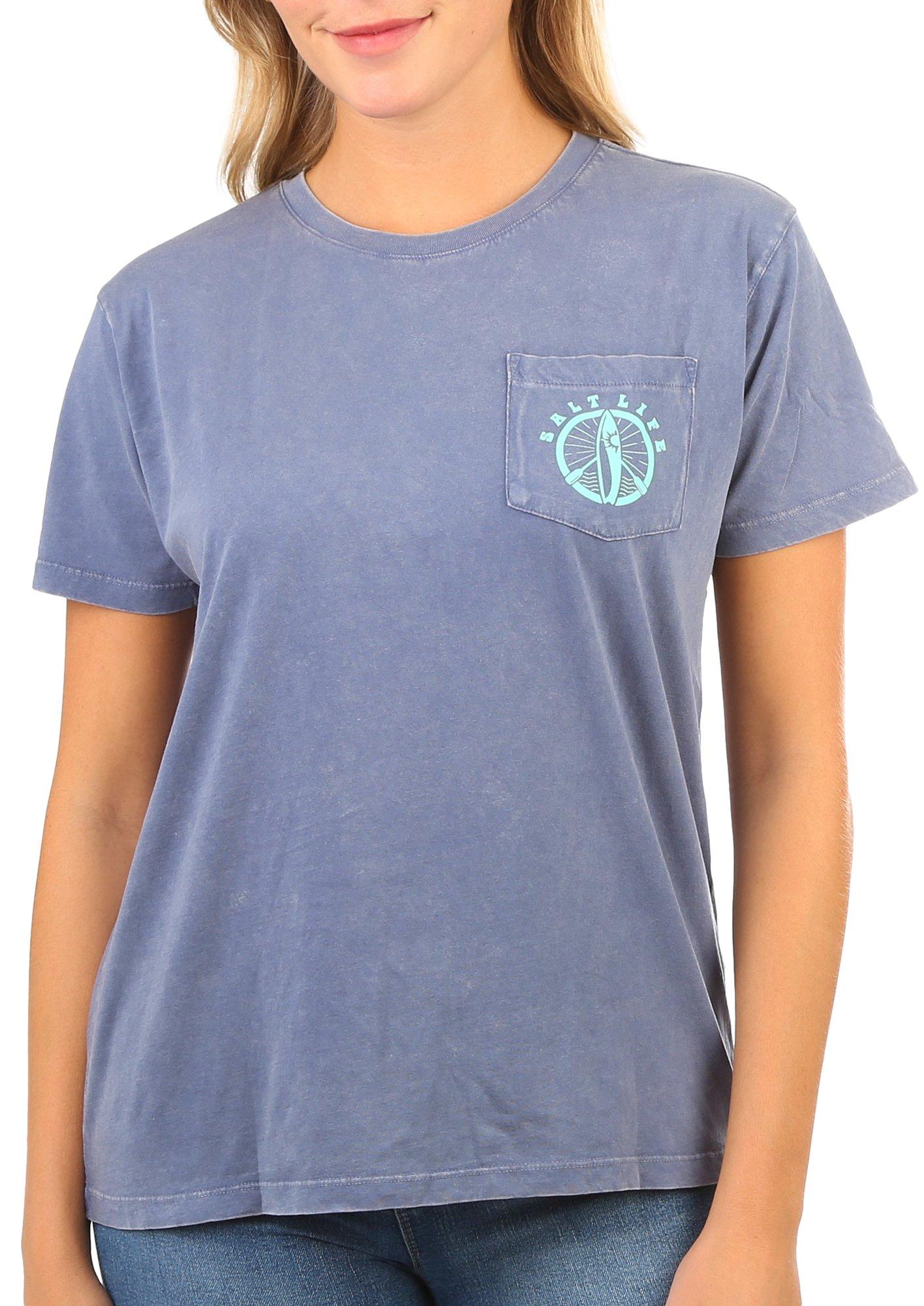 Salt Life Juniors Peace Short Sleeve Salt Washed Tee