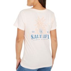Salt Life Juniors Pineapple Perfect Fit Short Sleeve Tee