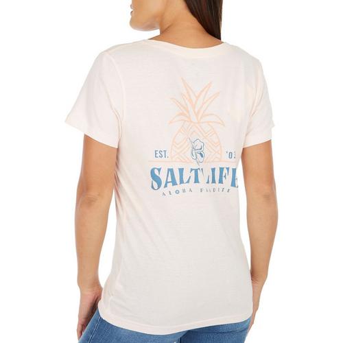 Salt Life Juniors Pineapple Perfect Fit Short Sleeve