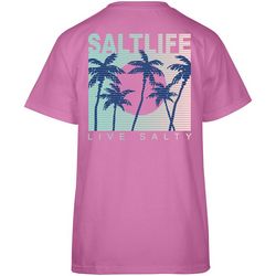 Salt Life Juniors Palm Line Short Sleeve Tee