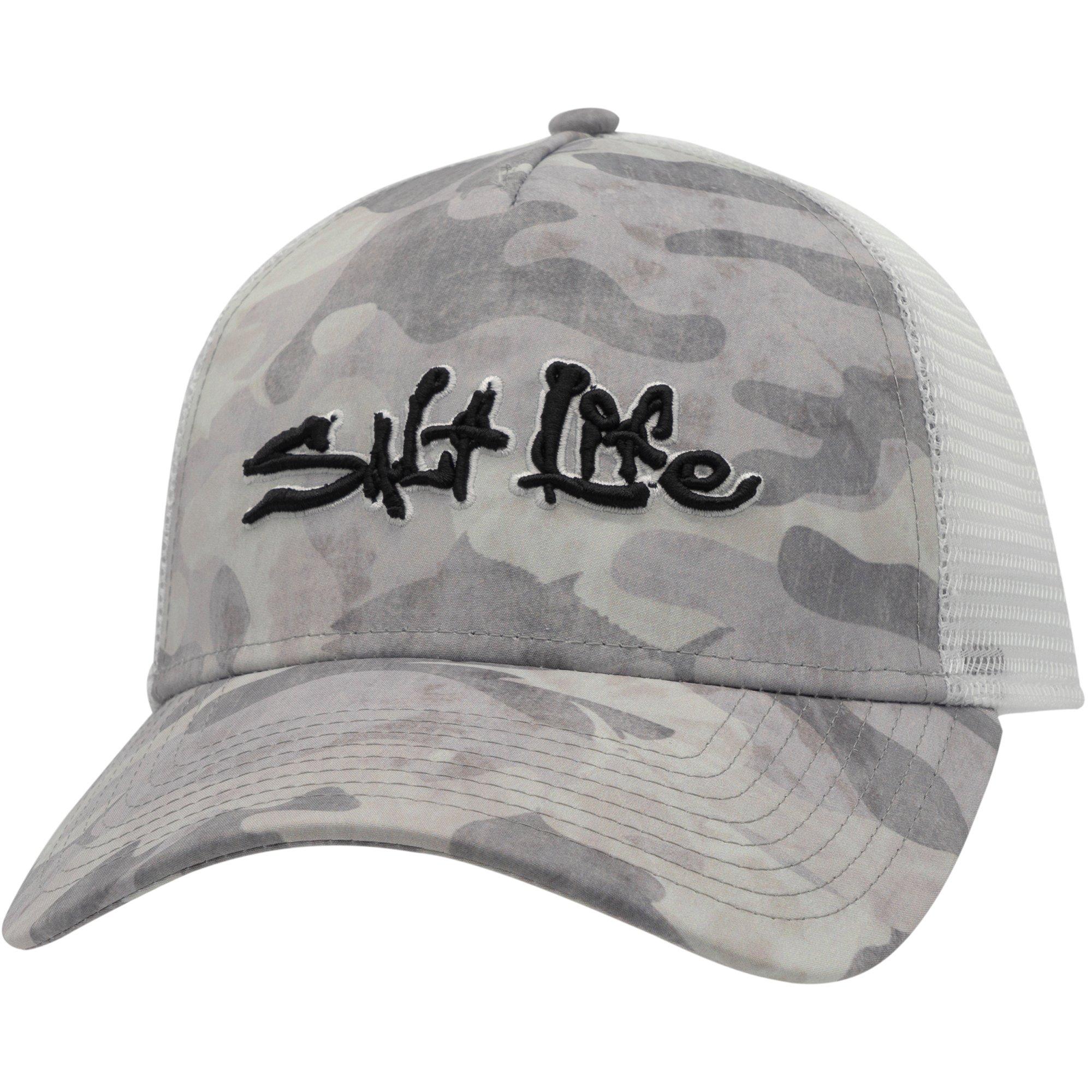 Salt Life Womens Into The Abyss Camo Trucker Hat