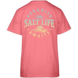 Salt Life Juniors Awaiting Paradise Short Sleeve Top
