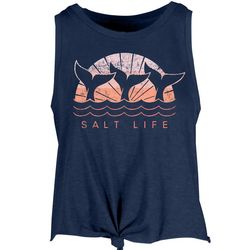 Salt Life Juniors Sunset Whales Tank Top