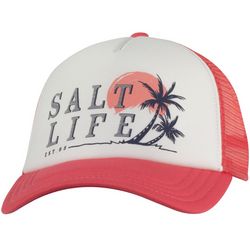 Salt Life Juniors Leaning Palms Trucker Hat