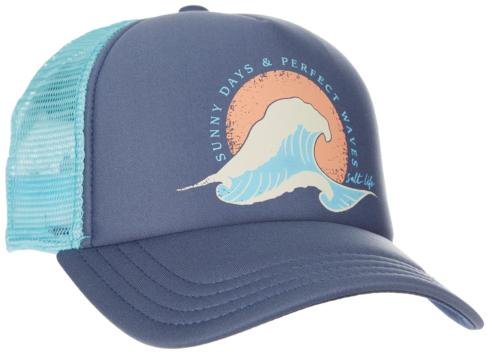 Salt Life Womens Sunny Days Perfect Waves Mesh Baseball Hat