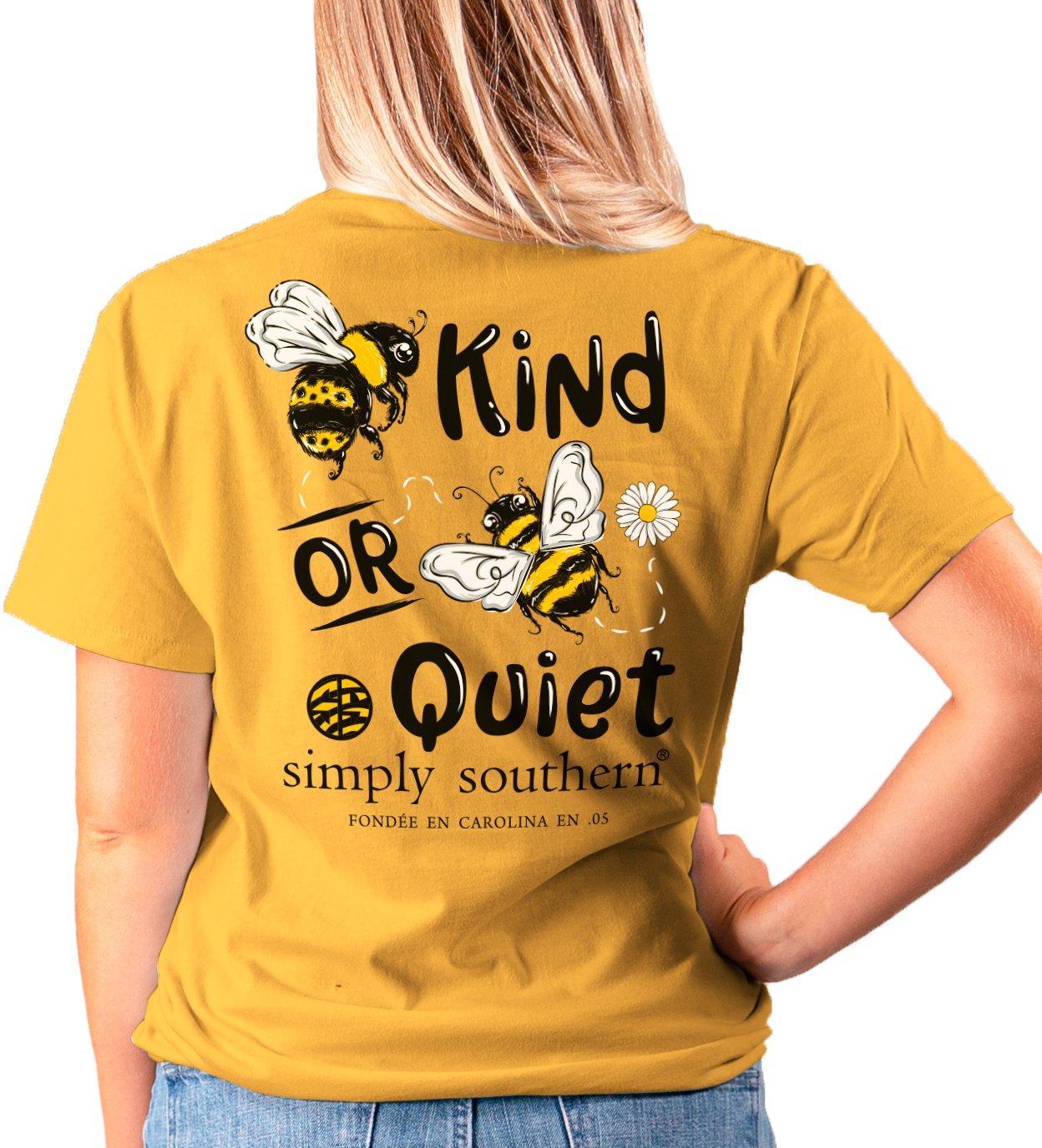 bee kind t shirt yellow