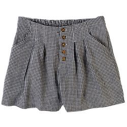 Indigo Rein Juniors Gingham 5 Button Pocket Shorts