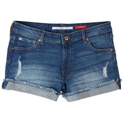 Juniors 3 in. The Honey Booty Lift Roll Cuff Short