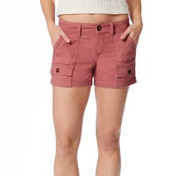 Unionbay Juniors 4 in. Solid Clementine Shorts