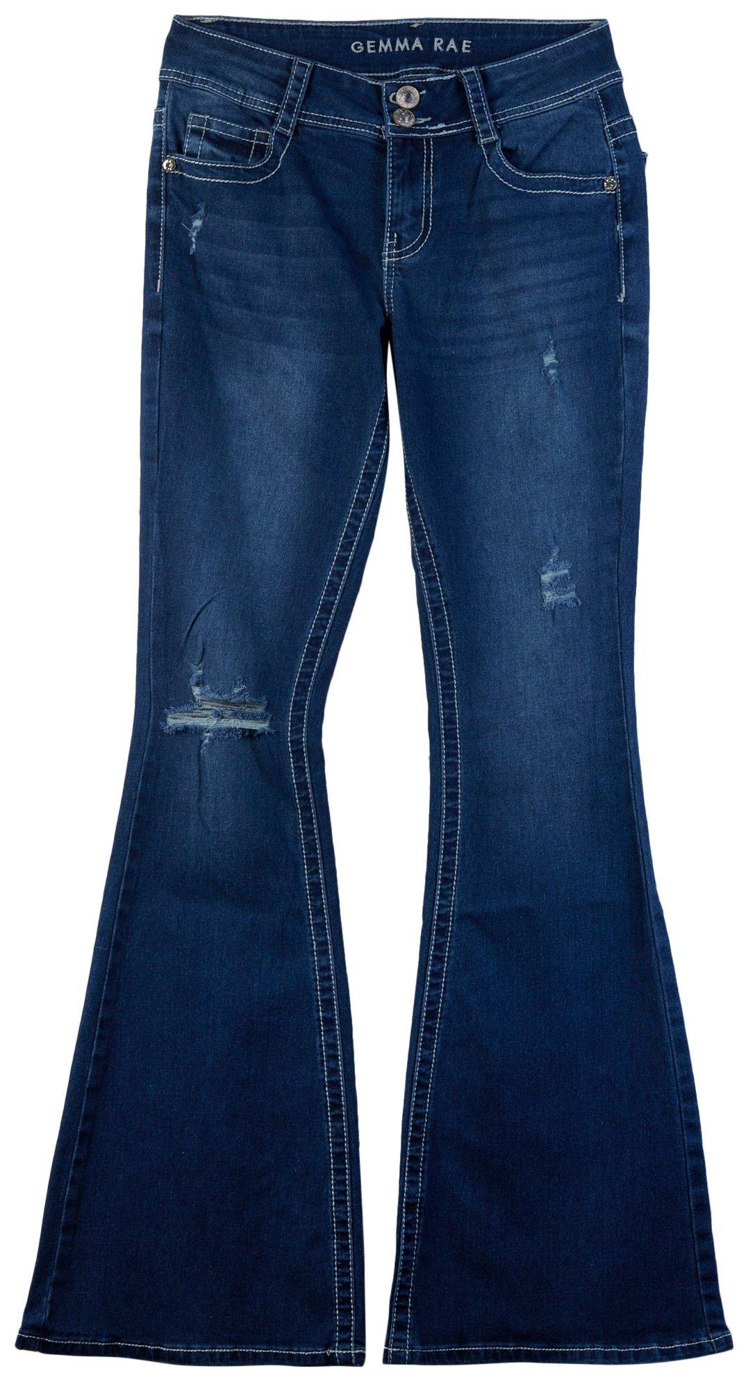 Time and Tru Women's High Rise Bootcut Jeans - Yahoo Shopping