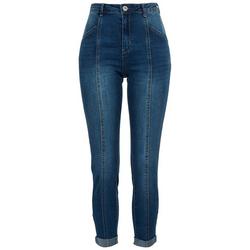 Juniors Seamed High Rise Skinny Jeans