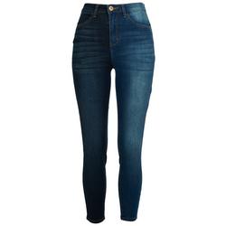 Juniors Two Toned High Rise Skinny Jeans