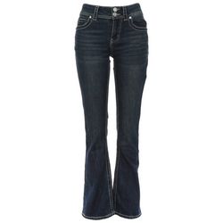 Gemma Rae Juniors Embellished Curvy Bootcut Bling Jeans