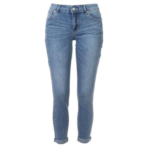 Gemma Rae Juniors Skinny Roll Cuff Jeans