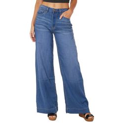 YMI Juniors Tencel Wide Flared Five Pocket Jeans