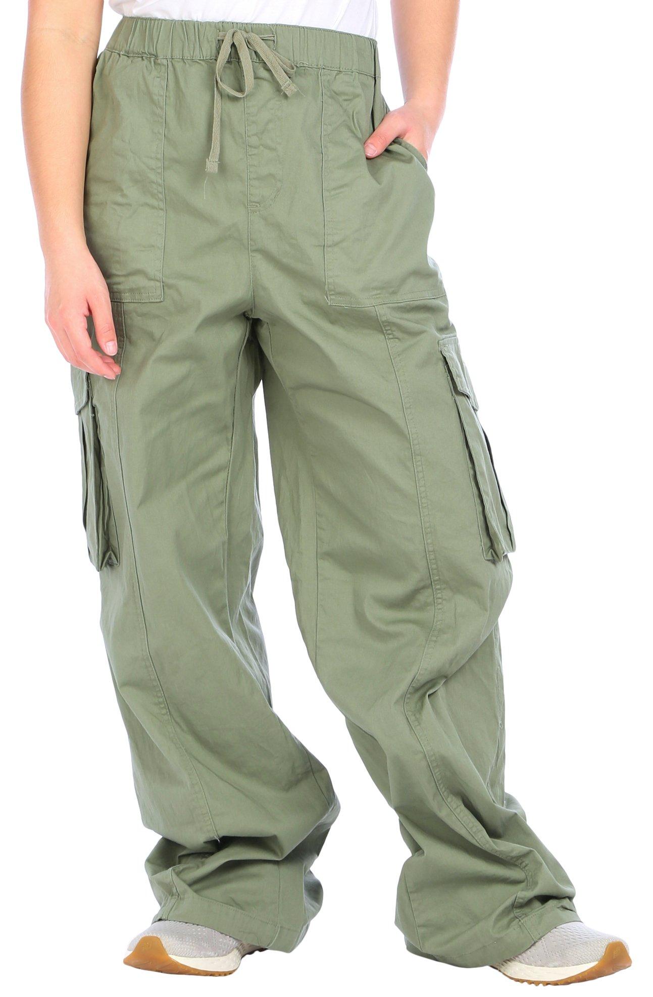 Juniors Solid Cargo Pants