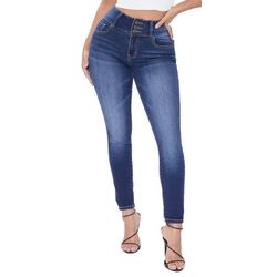 YMI Juniors 3 Button Skinny Jeans