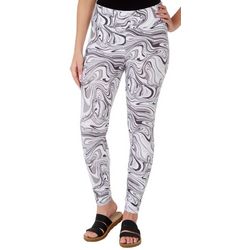 Eye Candy Juniors Marble Back Ruched Legging