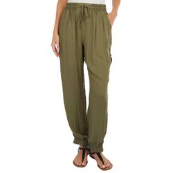 Juniors Solid Cargo Style Pants
