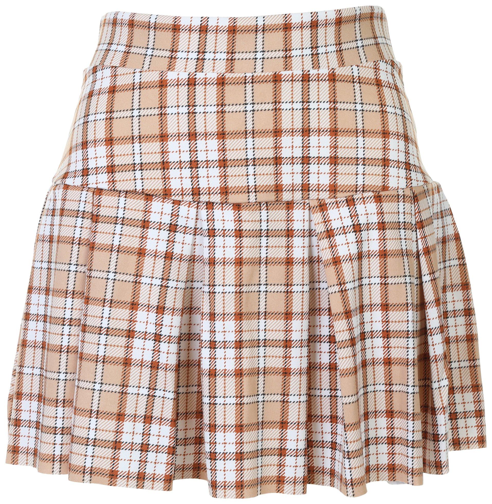 Plaid mini hotsell skirts for juniors