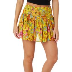 Tropica Smocked Waist Skirt