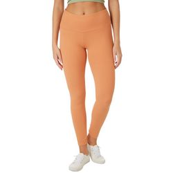 No Comment Juniors Solid Ribbed Wide Waist Legging